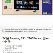 TV- Samsung 55" U7900F nuevo en caja - Img 55896585
