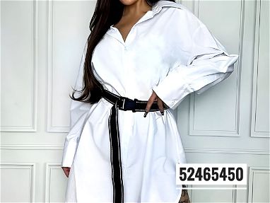 Camisas Blancas Holgadas, Camisa de Mujer, Vestidos Camisero 52465450 - Img 60692392