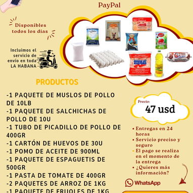 Combos de Alimentos – Entrega 24h Habana - Ordena ya (kinetica) - Img 120799504