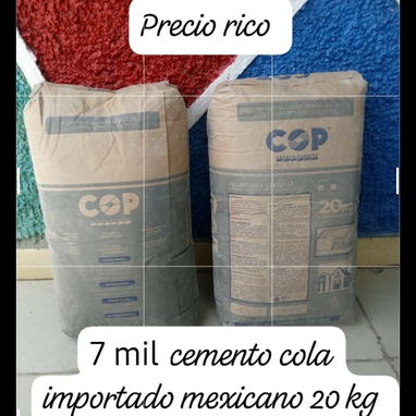❎❎cemento cola importado y nacional , cemento blanco importado corona , cemento gris la bolsa callada p350 - Img 94671030