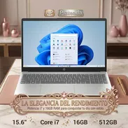 Laptop HP - 15.6" Full HD Táctil, Intel Core i7 1355U (Modelo: 15-fd0127dx) 16GB Ram, 512GB SSD - Plateada (Nuevo)  💻 H - Img 57698913