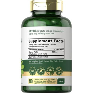 🌿 Carlyle Chanca Piedra 500 mg — 200 cápsulas - 2/2