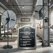 Ventilador Industrial 2 en 1 Premier de 30 pulgadas potencia 160w para pedestal o de pared precio $215 USD Transporte In - Img 57112472