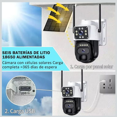 Cámara de seguridad Solar/10 Mpx/mayor actividad - Img 120389450