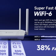 @/ ROUTER WIFI-6 GIGABIT U-SPEED WAN + LAN AX1500 SELLADOS EN CAJA 55821991 - Img 57294246