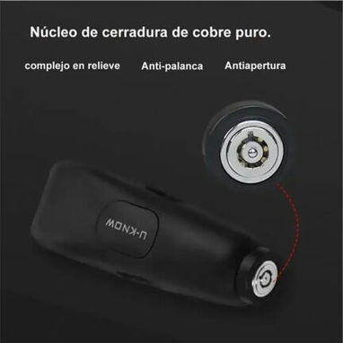 Alarma Antirrobo para Moto, Bicimoto, Bicicleta, kit completo con juego de baterías de repuesto, llavero. - 3/7