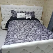 Camas capitoneadas con colchón (también hay ofertas para juego de cuarto completo) - Img 54904464