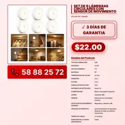 SET DE 6 LÁMPARAS CIRCULARES CON SENSOR DE MOVIMIENTO VPT -0195 - Img 57870013