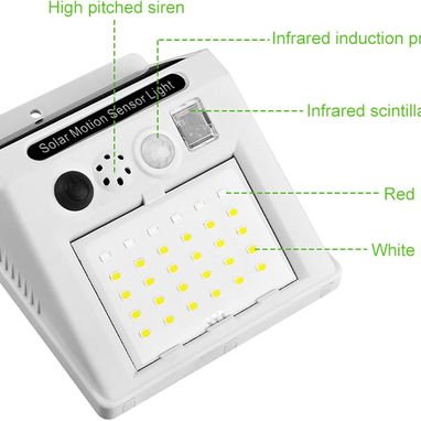 🍀 LUZ CON SENSOR DE MOVIMENTO 🍀 FUNCION ALARMA 🍀 SENSOR OSCURIDAD 🍀 5.887.23.60 - Img 103584318