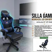 Sillas gamer con luz led - Img 58258691