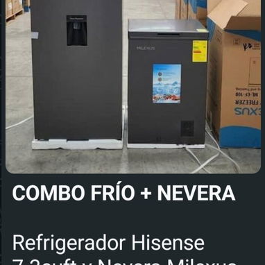 NEVERA + REFRIGERADOR - Img 122955691
