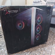 Kit de chasis Skytech Chronos rgb nuevo en caja con liquida triple fan blanca incluida rgb Skytech-200usd - Img 47849475