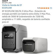 Ecoflow Delta 3 Ultra Plus con batería extra Delta 3 Max Plus - Img 55750758