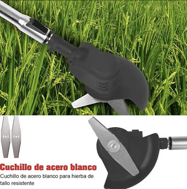 Chapeadora corta céspedy potente incluye 2 Baterias de 42v +cuchillas de Respuesto50077831 - Img 52367057