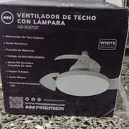 Ventilador de techo con lámpara es chiquito - Img 56558266