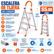 🪜✨ ESCALERA DE TIJERA DE 4 PASOS ✨🪜 - Img 57072295