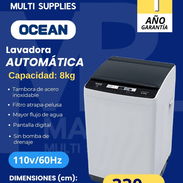 Lavadora automática marca OCEAN 8kg - Img 55708982