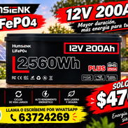 Batería lifepo4 de 12v -200ah - Img 58355224