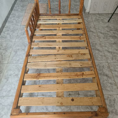 SE VENDE CAMA DE MADERA PARA NIÑOS PEQUEÑOS - 4/4