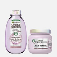 Garnier Infusión de arroz champú y mascarilla para cabello largo y sin luminosidad - Img 55677777