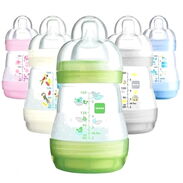 Biberones de leche de bebé recién nacido. Pomo para bebé, anti cólicos. 130ml. MAM. Pomos de leche. - Img 45487048