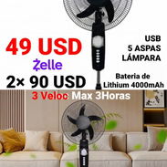 Ventilador recargable - Img 55128654