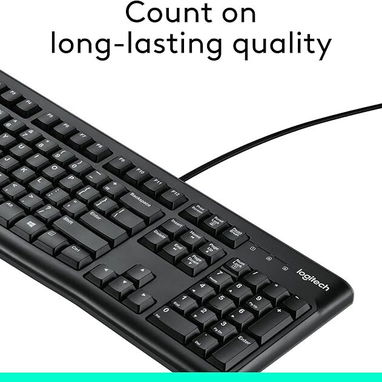 Logitech MK120 Combo de teclado y mouse con cable de tamaño completo 52815418 - 3/5