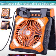 Ventilador recargable con panel solar🌬️🔋🌞 GVM - Img 55754382