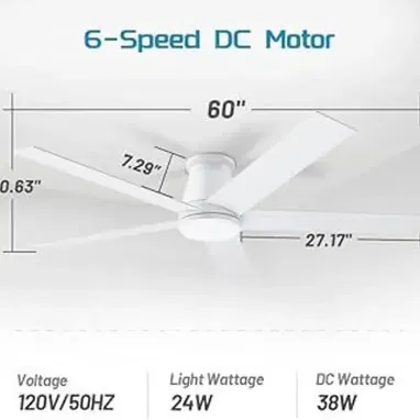 Ventilador de Techo con lámpara - Img 122077642