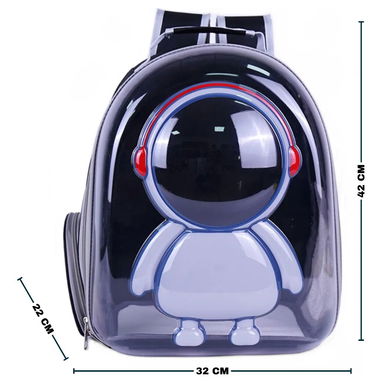 Mochilas transportadoras diseño espacial para perros y gatos - Img 122792134