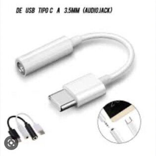Adaptador de Lightning para iPhone y Tipo C para Android a entrada de 3.5mm para audífonos - Img 102130402