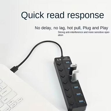 📞53884600.🎇 Hub USB 3.0 – 7 Puertos con Interruptores🎇 Mensajería disponible.🚴 - Img 120108627