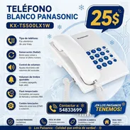 💯 PANASONIC 💯 TELEFONO FIJO MARCA PANASONIC. MENSAJERÍA CON FACTURA Y GARANTÍA. 📲 54833699 - Img 55530574