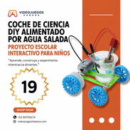 Coche de Ciencia DIY Alimentado por Agua Salada – Proyecto Escolar Interactivo para Niños | videojuegoshabana.com - Img 55613993