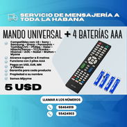 📺🔥 COMBO MANDO UNIVERSAL + 4 BATERÍAS AAA 🔥📺 - Img 55900708
