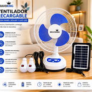 Ventilador Recargable con Linterna - Img 55915782