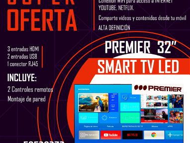 SMART TV Premier 32 pulgadas GARANTÍA+ DOMICILIO GRATIS - Img main-image-45641341
