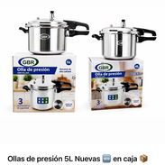 🍲 Ollas de Presión GBR – Nuevas en caja   ✅ Capacidades disponibles: 4L y 5L ✅ Aluminio resistente con 3 sistemas de se - Img 57557238