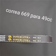 Correa para 49cc medida: 669 (la original) 50063070 - Img 45852293