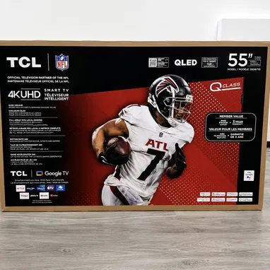 TV TCL QLED 4K UHD Q6 de 55” modelo 55Q671 google TV smart tv - 2/10