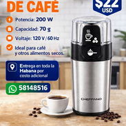 Molinillo Eléctrico de Café Cheffano - Img 57853994