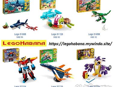 ⛑️ LEGO Creador 3en1 31088 juguete ORIGINAL Criaturas de mar profundo  WhatsApp 53306751 - Img 68521132