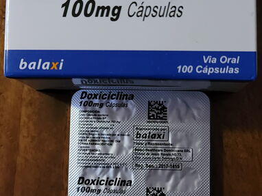 Doxiciclina 100 mg, 1 Tira de 10 Capsula - Img 61458540