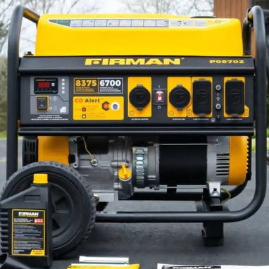 Planta eléctrica de gasolina y gas de la calle y balita corriente 110-220 volt de 8375 watt nuevas en caja - 3/3
