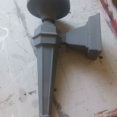 Se venden 2 pie de amigo de bronce y 1 farola de hierro - 2/2
