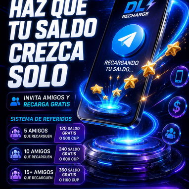 📱 RECARGA DE SALDO MÓVIL - DL RECHARGE ⚡ Pago con Stars, QvaPay y Transferencia - Img 125767634