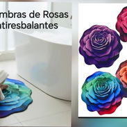 Alfombra con diseño de rosa grande - Img 56220637