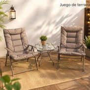 Set de sillas más mesa para terraza y espacio exterior - Img 56902855