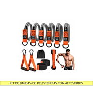 KIT DE BANDAS DE RESISTENCIAS CON ACCESORIOS - Img 55758693