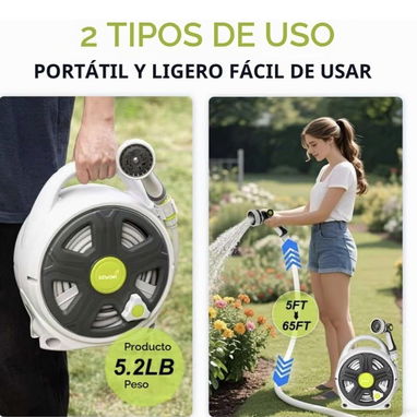 Manguera de Jardín con Carrete  20 metro - 3/9